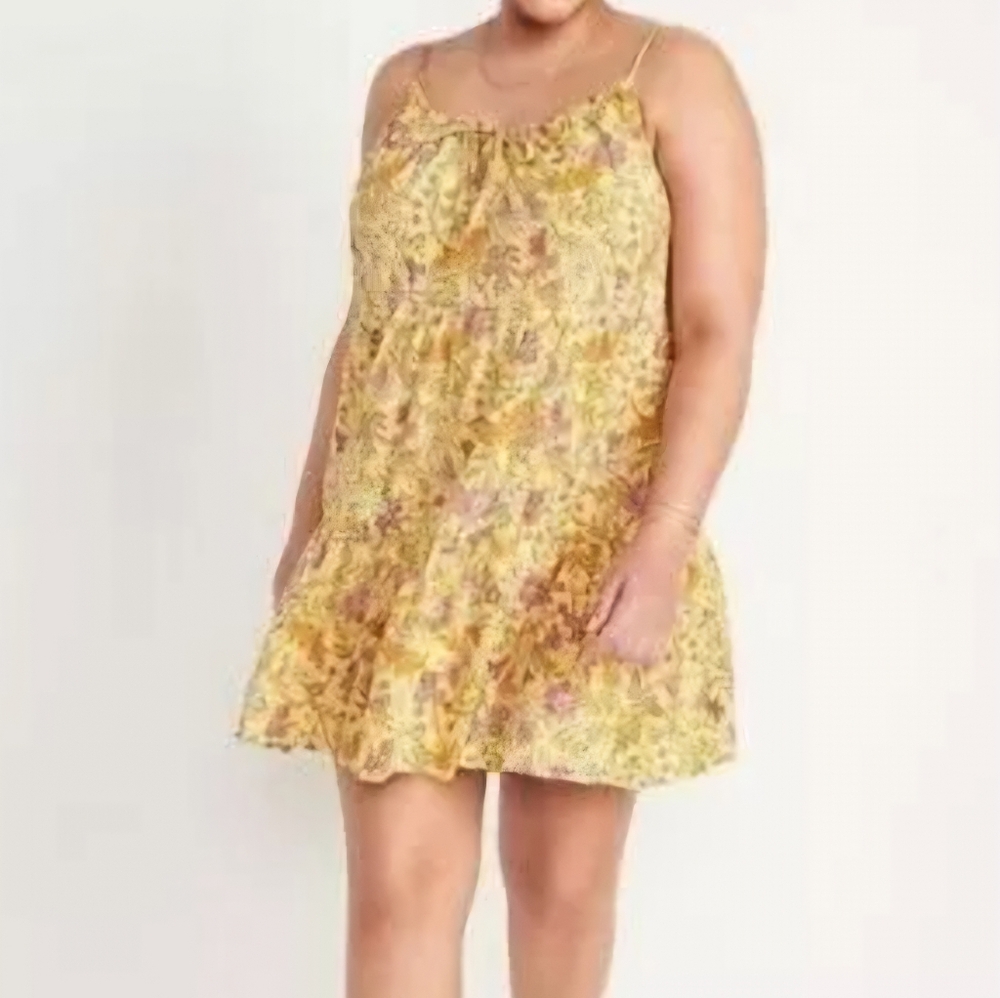 Floral Yellow Sundress